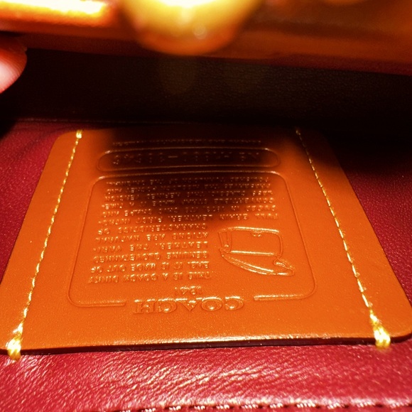 Coach Tan Bling Purse (Bow Bag) LIMITED EDITION! - Picture 4 of 12